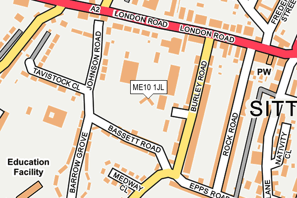 ME10 1JL map - OS OpenMap – Local (Ordnance Survey) ME10 1JL map - OS OpenMap – Local (Ordnance Survey)