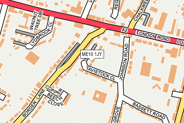 ME10 1JY map - OS OpenMap – Local (Ordnance Survey) ME10 1JY map - OS OpenMap – Local (Ordnance Survey)
