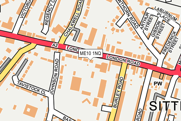 ME10 1NQ map - OS OpenMap – Local (Ordnance Survey) ME10 1NQ map - OS OpenMap – Local (Ordnance Survey)