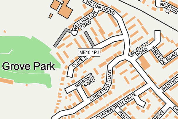 ME10 1PJ map - OS OpenMap – Local (Ordnance Survey) ME10 1PJ map - OS OpenMap – Local (Ordnance Survey)