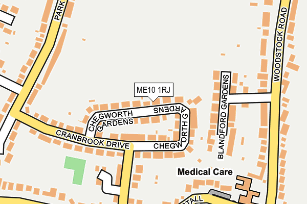 ME10 1RJ map - OS OpenMap – Local (Ordnance Survey) ME10 1RJ map - OS OpenMap – Local (Ordnance Survey)