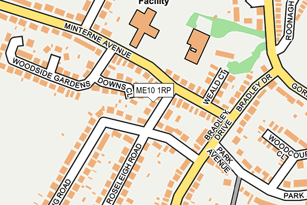 ME10 1RP map - OS OpenMap – Local (Ordnance Survey) ME10 1RP map - OS OpenMap – Local (Ordnance Survey)