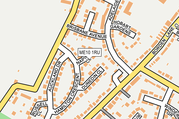 ME10 1RU map - OS OpenMap – Local (Ordnance Survey) ME10 1RU map - OS OpenMap – Local (Ordnance Survey)