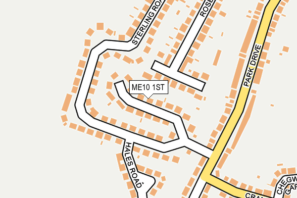 ME10 1ST map - OS OpenMap – Local (Ordnance Survey) ME10 1ST map - OS OpenMap – Local (Ordnance Survey)