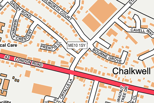 ME10 1SY map - OS OpenMap – Local (Ordnance Survey) ME10 1SY map - OS OpenMap – Local (Ordnance Survey)