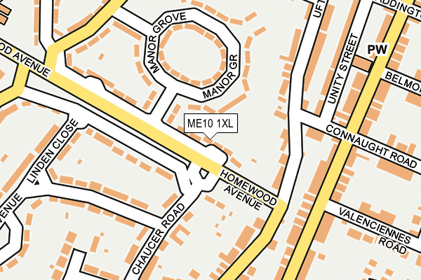 ME10 1XL map - OS OpenMap – Local (Ordnance Survey) ME10 1XL map - OS OpenMap – Local (Ordnance Survey)
