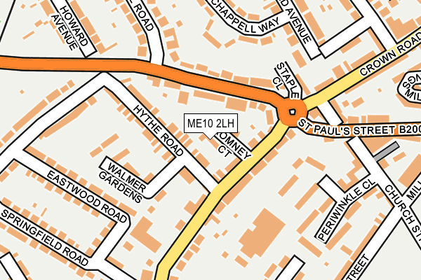 ME10 2LH map - OS OpenMap – Local (Ordnance Survey) ME10 2LH map - OS OpenMap – Local (Ordnance Survey)
