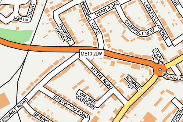 ME10 2LW map - OS OpenMap – Local (Ordnance Survey) ME10 2LW map - OS OpenMap – Local (Ordnance Survey)