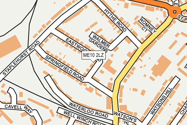 ME10 2LZ map - OS OpenMap – Local (Ordnance Survey) ME10 2LZ map - OS OpenMap – Local (Ordnance Survey)