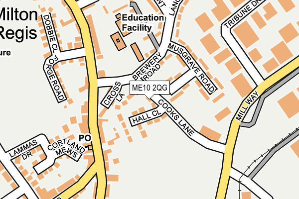 ME10 2QG map - OS OpenMap – Local (Ordnance Survey) ME10 2QG map - OS OpenMap – Local (Ordnance Survey)