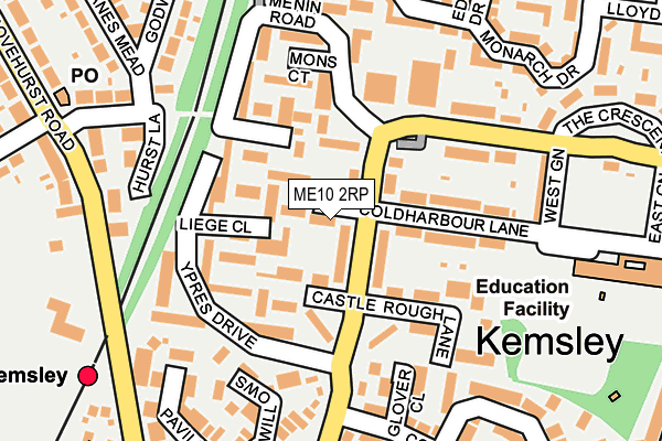 ME10 2RP map - OS OpenMap – Local (Ordnance Survey) ME10 2RP map - OS OpenMap – Local (Ordnance Survey)