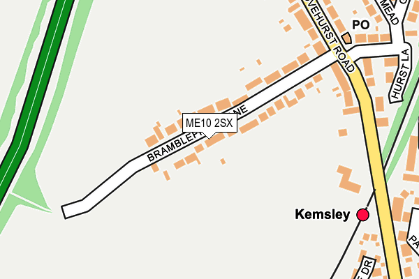 ME10 2SX map - OS OpenMap – Local (Ordnance Survey) ME10 2SX map - OS OpenMap – Local (Ordnance Survey)