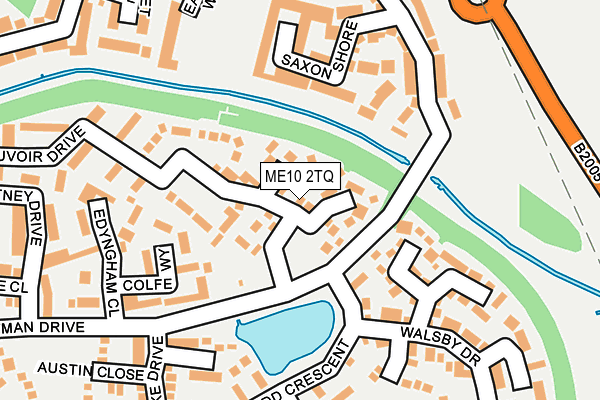 ME10 2TQ map - OS OpenMap – Local (Ordnance Survey) ME10 2TQ map - OS OpenMap – Local (Ordnance Survey)