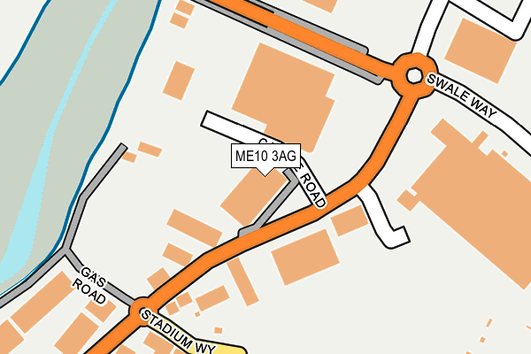 ME10 3AG map - OS OpenMap – Local (Ordnance Survey) ME10 3AG map - OS OpenMap – Local (Ordnance Survey)