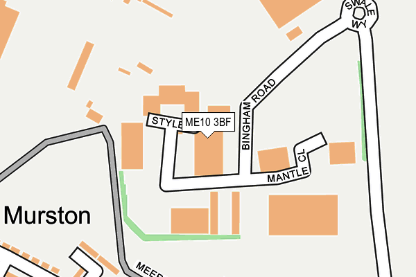 ME10 3BF map - OS OpenMap – Local (Ordnance Survey) ME10 3BF map - OS OpenMap – Local (Ordnance Survey)
