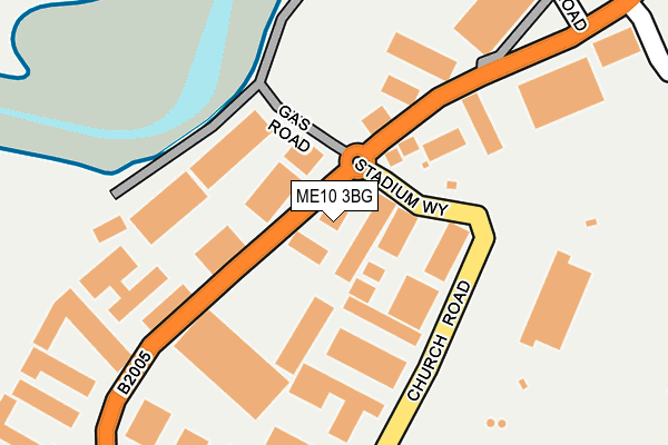 ME10 3BG map - OS OpenMap – Local (Ordnance Survey) ME10 3BG map - OS OpenMap – Local (Ordnance Survey)