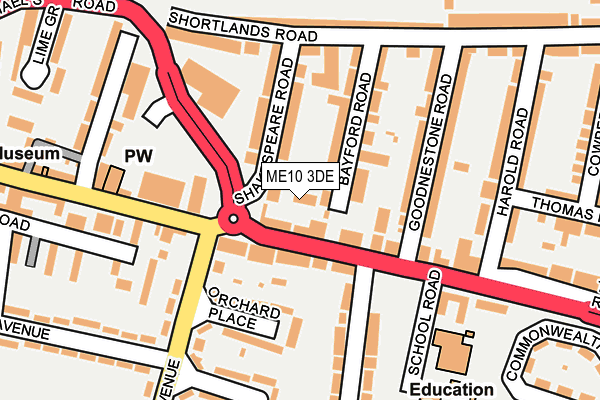 ME10 3DE map - OS OpenMap – Local (Ordnance Survey) ME10 3DE map - OS OpenMap – Local (Ordnance Survey)