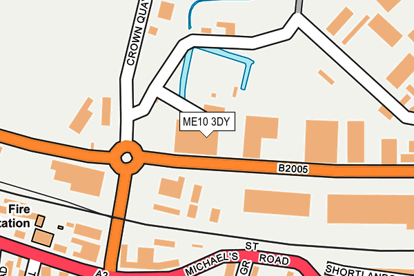 ME10 3DY map - OS OpenMap – Local (Ordnance Survey) ME10 3DY map - OS OpenMap – Local (Ordnance Survey)