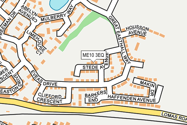 ME10 3EQ map - OS OpenMap – Local (Ordnance Survey) ME10 3EQ map - OS OpenMap – Local (Ordnance Survey)