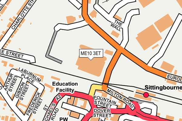 ME10 3ET map - OS OpenMap – Local (Ordnance Survey)