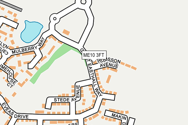 ME10 3FT map - OS OpenMap – Local (Ordnance Survey) ME10 3FT map - OS OpenMap – Local (Ordnance Survey)