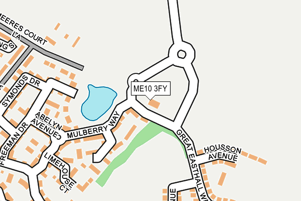 ME10 3FY map - OS OpenMap – Local (Ordnance Survey) ME10 3FY map - OS OpenMap – Local (Ordnance Survey)
