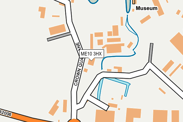 ME10 3HX map - OS OpenMap – Local (Ordnance Survey) ME10 3HX map - OS OpenMap – Local (Ordnance Survey)