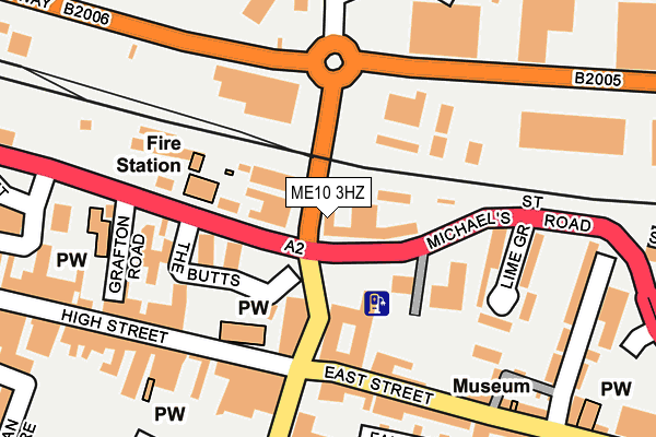 ME10 3HZ map - OS OpenMap – Local (Ordnance Survey) ME10 3HZ map - OS OpenMap – Local (Ordnance Survey)