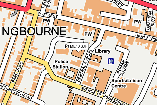 ME10 3JF map - OS OpenMap – Local (Ordnance Survey) ME10 3JF map - OS OpenMap – Local (Ordnance Survey)