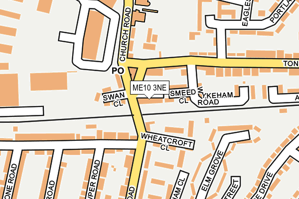 ME10 3NE map - OS OpenMap – Local (Ordnance Survey) ME10 3NE map - OS OpenMap – Local (Ordnance Survey)