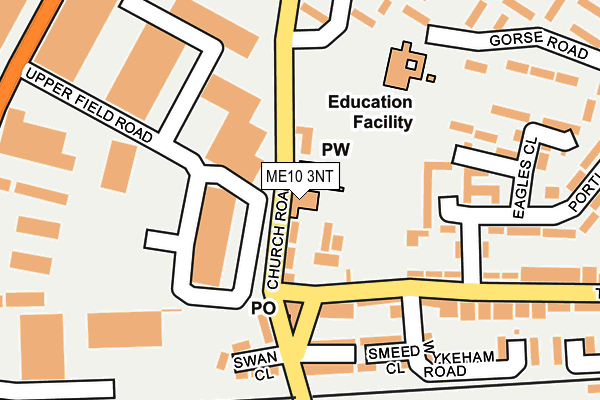 ME10 3NT map - OS OpenMap – Local (Ordnance Survey) ME10 3NT map - OS OpenMap – Local (Ordnance Survey)