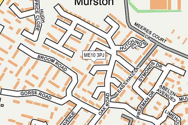 ME10 3PJ map - OS OpenMap – Local (Ordnance Survey) ME10 3PJ map - OS OpenMap – Local (Ordnance Survey)