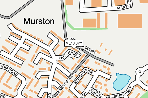 ME10 3PY map - OS OpenMap – Local (Ordnance Survey) ME10 3PY map - OS OpenMap – Local (Ordnance Survey)
