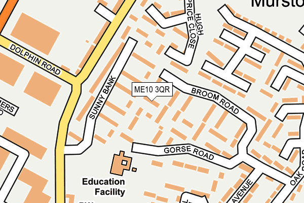 ME10 3QR map - OS OpenMap – Local (Ordnance Survey) ME10 3QR map - OS OpenMap – Local (Ordnance Survey)