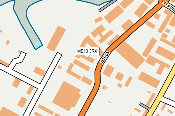 ME10 3RX map - OS OpenMap – Local (Ordnance Survey) ME10 3RX map - OS OpenMap – Local (Ordnance Survey)