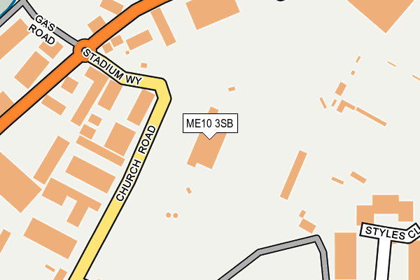 ME10 3SB map - OS OpenMap – Local (Ordnance Survey) ME10 3SB map - OS OpenMap – Local (Ordnance Survey)
