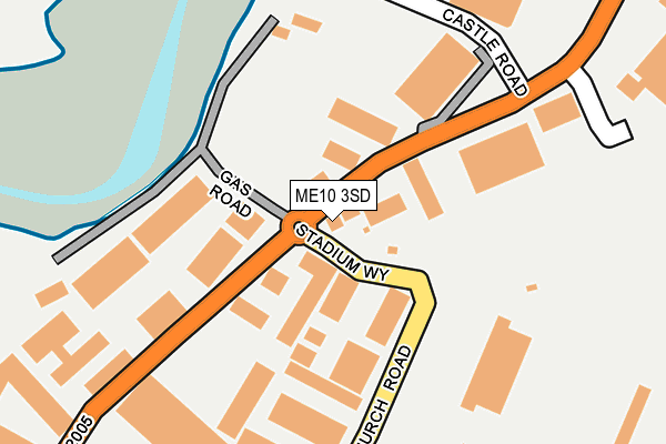 ME10 3SD map - OS OpenMap – Local (Ordnance Survey) ME10 3SD map - OS OpenMap – Local (Ordnance Survey)