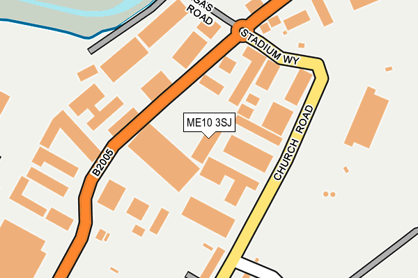 ME10 3SJ map - OS OpenMap – Local (Ordnance Survey) ME10 3SJ map - OS OpenMap – Local (Ordnance Survey)
