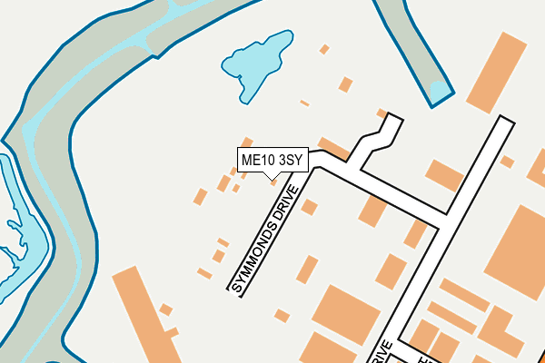 ME10 3SY map - OS OpenMap – Local (Ordnance Survey) ME10 3SY map - OS OpenMap – Local (Ordnance Survey)