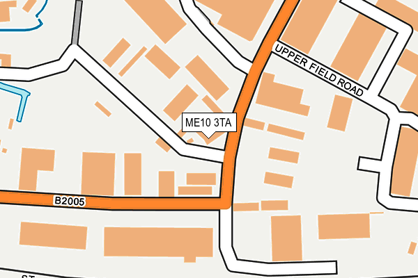 ME10 3TA map - OS OpenMap – Local (Ordnance Survey) ME10 3TA map - OS OpenMap – Local (Ordnance Survey)