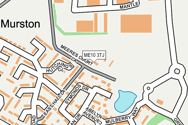 ME10 3TJ map - OS OpenMap – Local (Ordnance Survey) ME10 3TJ map - OS OpenMap – Local (Ordnance Survey)