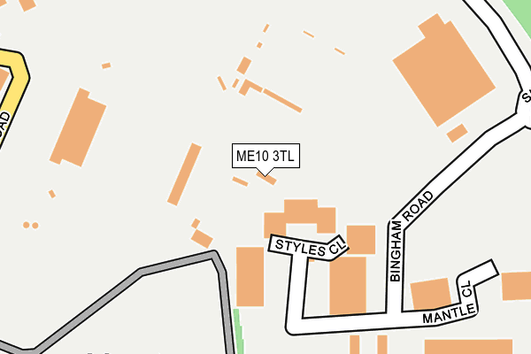 ME10 3TL map - OS OpenMap – Local (Ordnance Survey) ME10 3TL map - OS OpenMap – Local (Ordnance Survey)