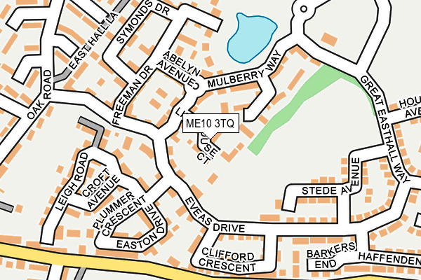 ME10 3TQ map - OS OpenMap – Local (Ordnance Survey)