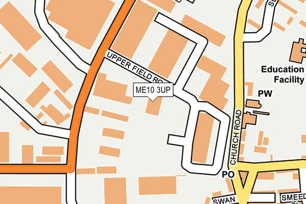 ME10 3UP map - OS OpenMap – Local (Ordnance Survey) ME10 3UP map - OS OpenMap – Local (Ordnance Survey)