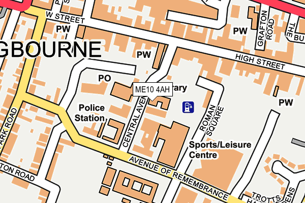 ME10 4AH map - OS OpenMap – Local (Ordnance Survey) ME10 4AH map - OS OpenMap – Local (Ordnance Survey)