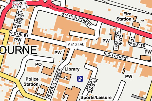 ME10 4AU map - OS OpenMap – Local (Ordnance Survey) ME10 4AU map - OS OpenMap – Local (Ordnance Survey)