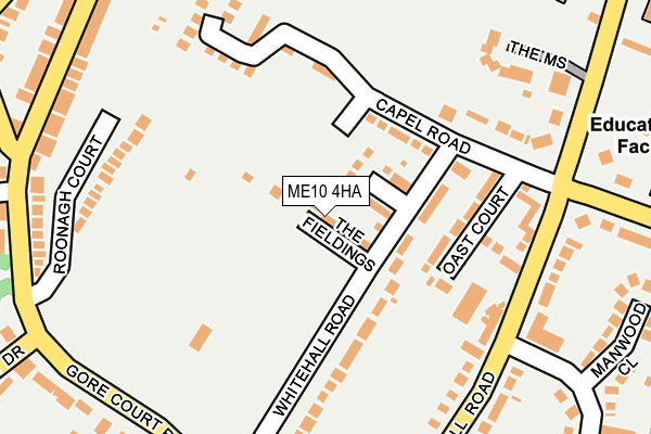 ME10 4HA map - OS OpenMap – Local (Ordnance Survey) ME10 4HA map - OS OpenMap – Local (Ordnance Survey)