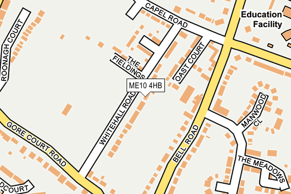 ME10 4HB map - OS OpenMap – Local (Ordnance Survey) ME10 4HB map - OS OpenMap – Local (Ordnance Survey)