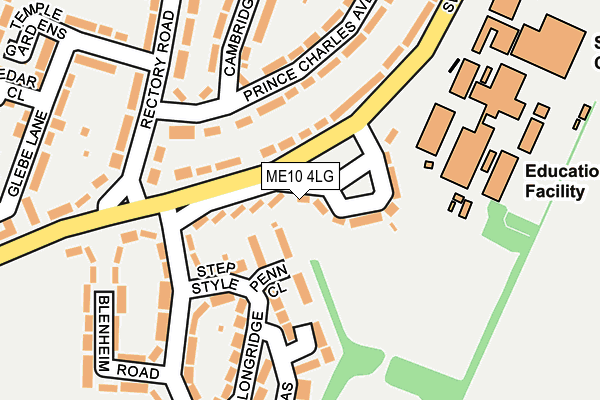 ME10 4LG map - OS OpenMap – Local (Ordnance Survey) ME10 4LG map - OS OpenMap – Local (Ordnance Survey)