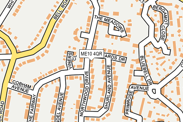 ME10 4QR map - OS OpenMap – Local (Ordnance Survey) ME10 4QR map - OS OpenMap – Local (Ordnance Survey)